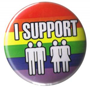 50mm Magnet-Button: I support