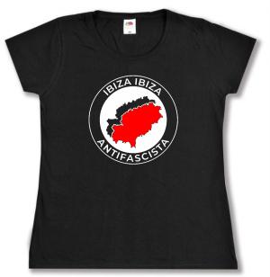 tailliertes T-Shirt: Ibiza Ibiza Antifascista
