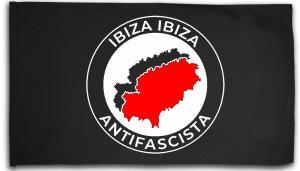 Fahne / Flagge (ca. 150x100cm): Ibiza Ibiza Antifascista