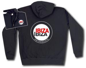 Kapuzen-Jacke: Ibiza Ibiza Antifascista (Schrift)