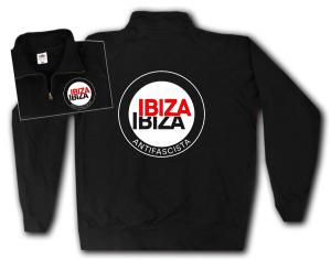 Sweat-Jacket: Ibiza Ibiza Antifascista (Schrift)