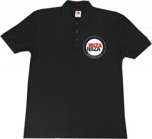 Polo-Shirt: Ibiza Ibiza Antifascista (Schrift)