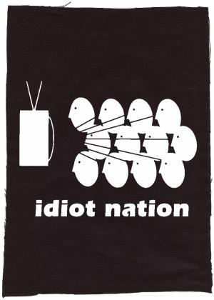 Rückenaufnäher: Idiot Nation