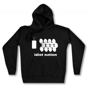 taillierter Kapuzen-Pullover: Idiot Nation