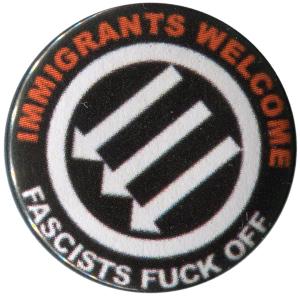 50mm Magnet-Button: Immigrants Welcome