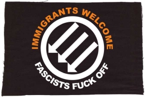 Aufnäher: Immigrants Welcome