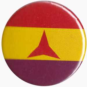 25mm Magnet-Button: Internationale Brigaden