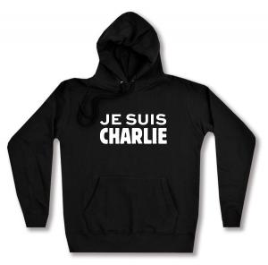 taillierter Kapuzen-Pullover: Je suis Charlie