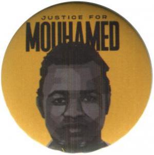 37mm Magnet-Button: Justice for Mouhamed
