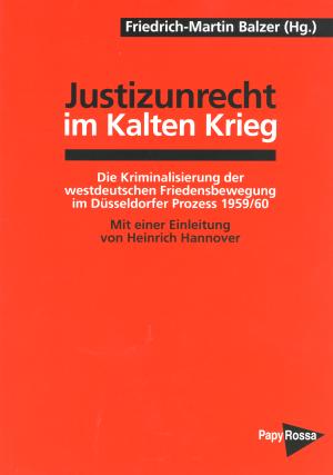 Buch: Justizunrecht im Kalten Krieg