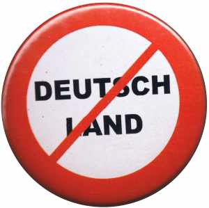37mm Magnet-Button: Kein Deutschland