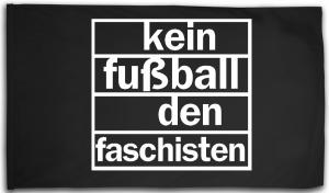 Fahne / Flagge (ca. 150x100cm): Kein Fußball den Faschisten