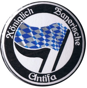 37mm Button: Königlich Bayerische Antifa