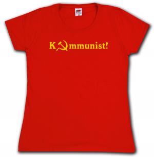 tailliertes T-Shirt: Kommunist!