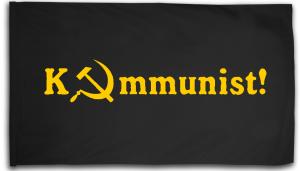 Fahne / Flagge (ca. 150x100cm): Kommunist!