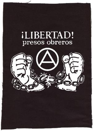 Rückenaufnäher: Libertad presos obreros!
