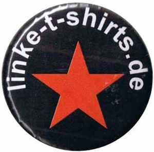 50mm Magnet-Button: linke-t-shirts.de Stern