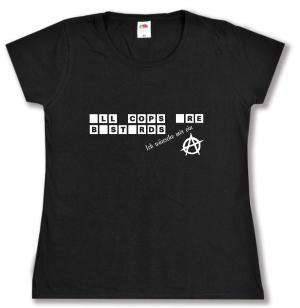 tailliertes T-Shirt: LL COPS RE BSTRDS