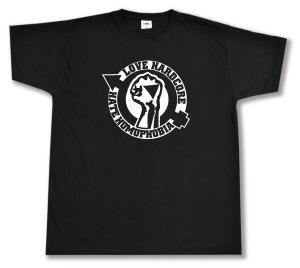 T-Shirt: Love Hardcore - Hate Homophobia