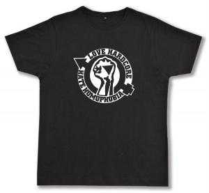Fairtrade T-Shirt: Love Hardcore - Hate Homophobia