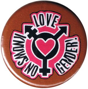 25mm Button: Love knows no gender