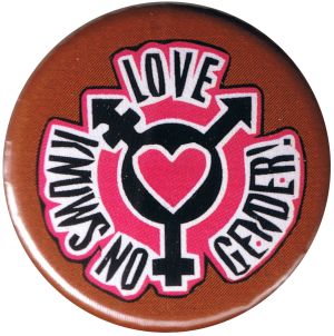 37mm Button: Love knows no gender