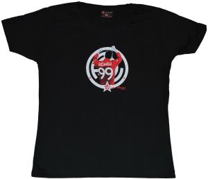 tailliertes T-Shirt: Lucarelli black