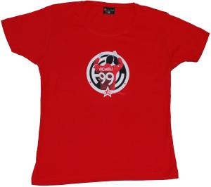 tailliertes T-Shirt: Lucarelli red