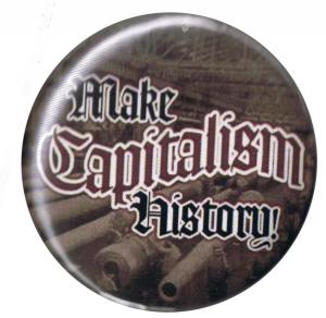 25mm Button: Make Capitalism History