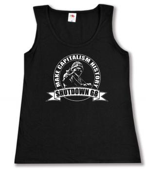 tailliertes Tanktop: Make Capitalism History
