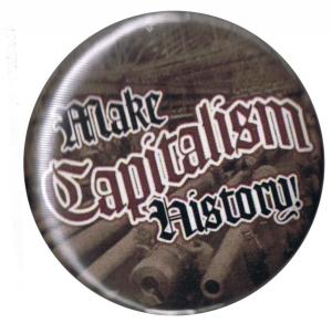 50mm Magnet-Button: Make Capitalism History