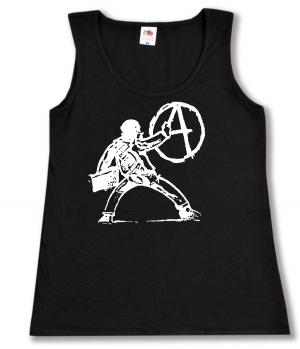 tailliertes Tanktop: Male a an die Wand