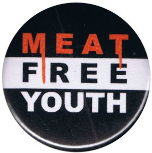 25mm Magnet-Button: Meat Free Youth