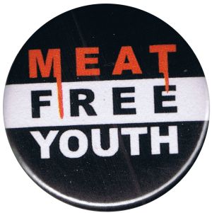 50mm Button: Meat Free Youth
