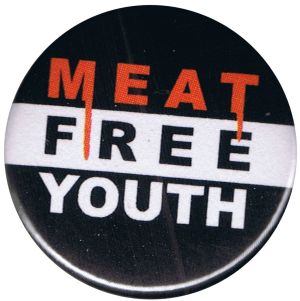 37mm Magnet-Button: Meat Free Youth
