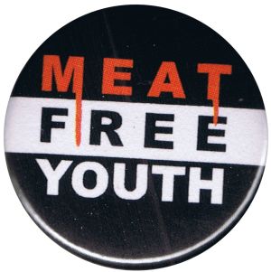 37mm Button: Meat Free Youth
