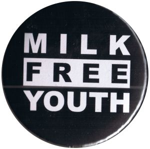 25mm Magnet-Button: Milk Free Youth