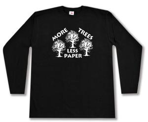 Longsleeve: More Trees - Less Paper