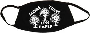 Mundmaske: More Trees - Less Paper