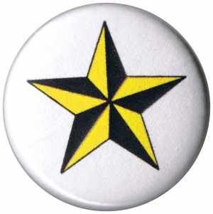 37mm Button: Nautic Star gelb