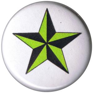25mm Button: Nautic Star grün