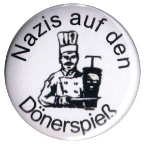 37mm Button: Nazis auf den Dönerspieß