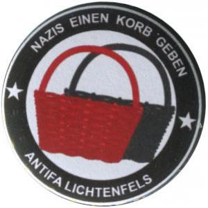 37mm Magnet-Button: Nazis einen Korb geben
