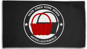 Fahne / Flagge (ca. 150x100cm): Nazis einen Korb geben
