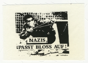 Aufnäher: Nazis, passt bloss auf!