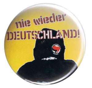 37mm Button: Nie wieder Deutschland!