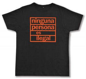 Fairtrade T-Shirt: ninguna persona es ilegal