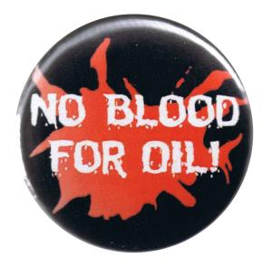 37mm Button: No Blood for Oil