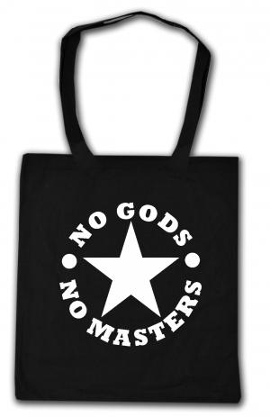 Baumwoll-Tragetasche: No Gods No Masters