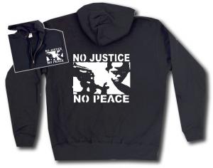 Kapuzen-Jacke: No Justice - No Peace